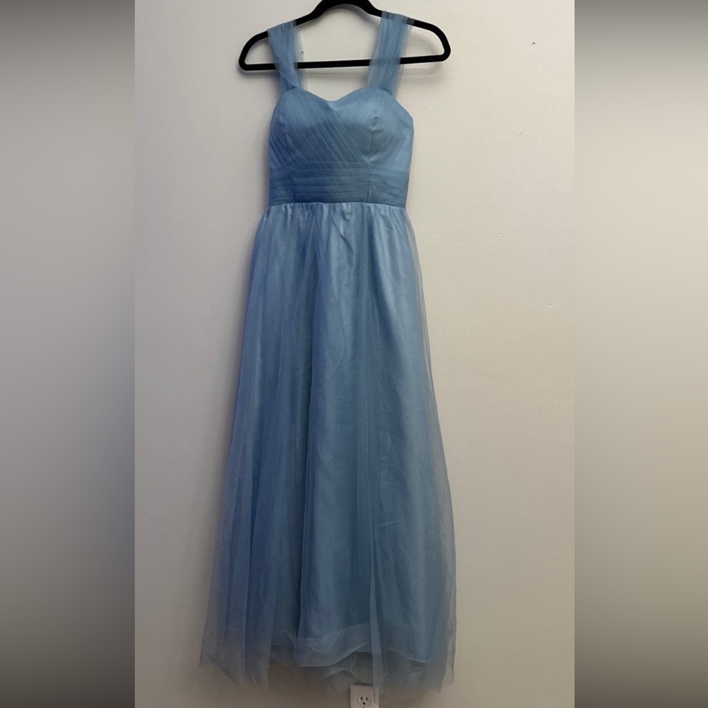 Blue long dress